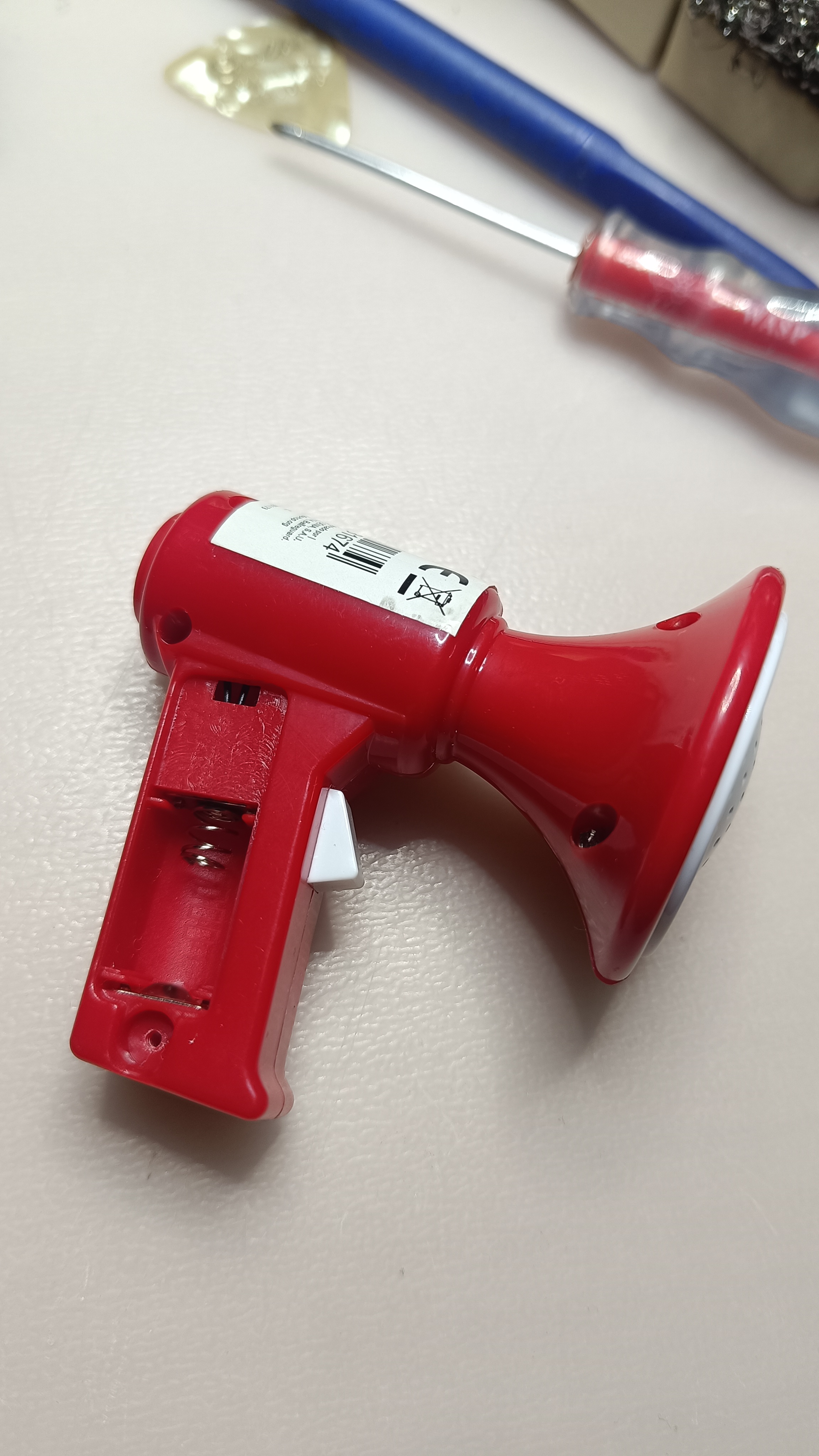 Toy megaphone hack 2