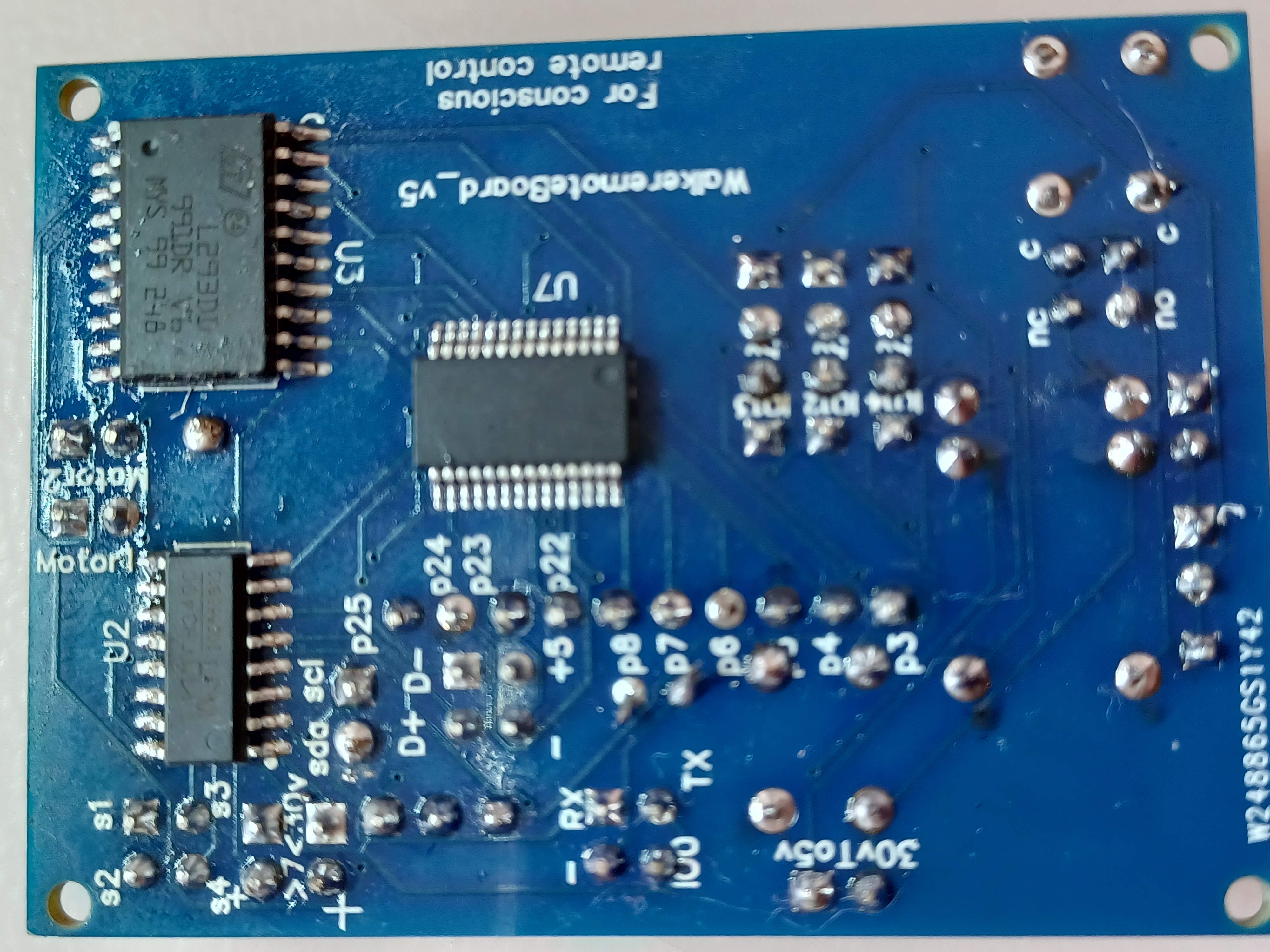 WalkerRemoteBoard Rev5 bottom side